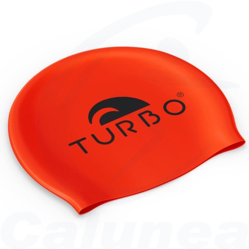 Image du produit Bonnet de bain latex LOGO CAP ORANGE TURBO - boutique Calunéa