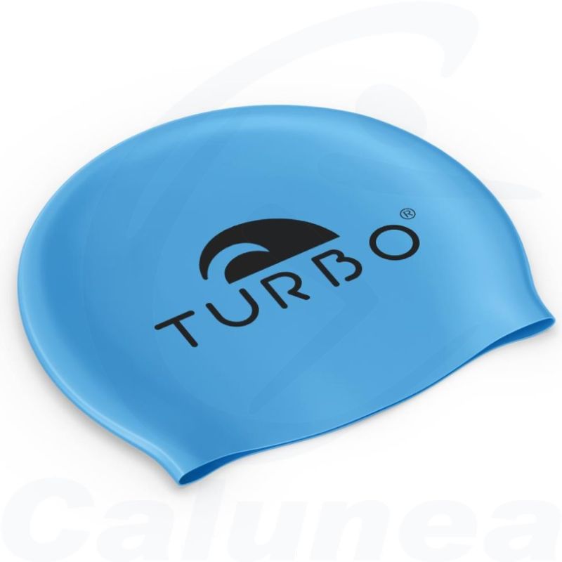 Image du produit Bonnet de bain latex LOGO CAP BLEU CIEL TURBO - boutique Calunéa