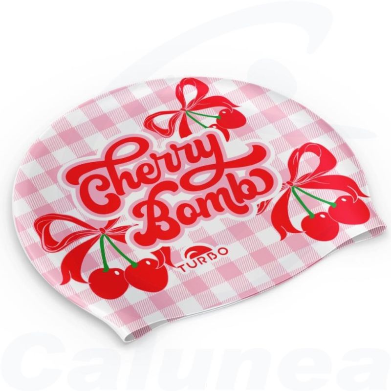 Image du produit Bonnet de bain silicone CHERRY BOMB TURBO - boutique Calunéa