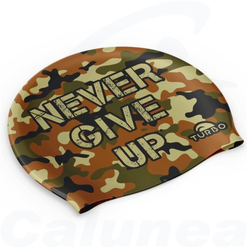 Image du produit Bonnet de bain silicone NEVER GIVE UP TURBO - boutique Calunéa