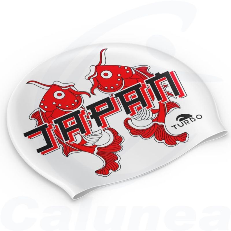 Image du produit Bonnet de bain silicone JAPAN CARPA RED TURBO - boutique Calunéa