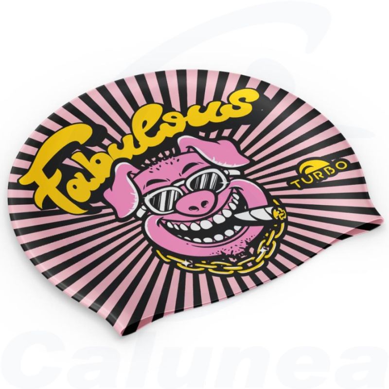 Image du produit Bonnet de bain silicone FABOULOUS PIG TURBO - boutique Calunéa