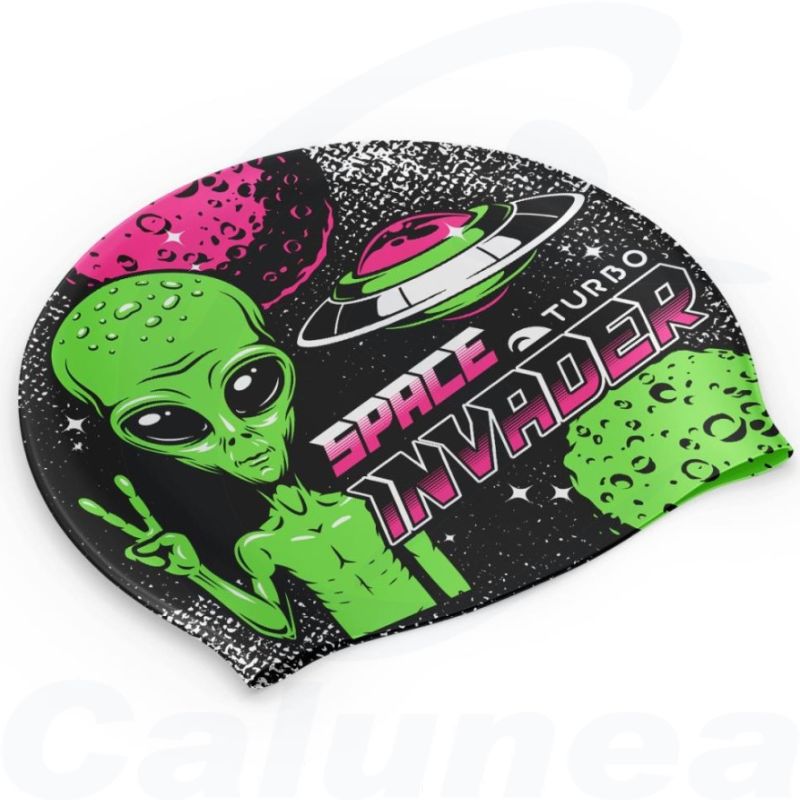 Image du produit Bonnet de bain silicone SPACE INVADER TURBO - boutique Calunéa