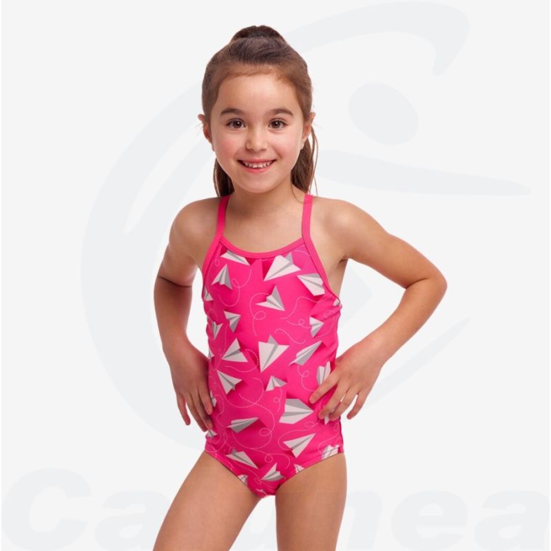 Image du produit Maillot de bain fillette PAPER PINK FUNKITA - boutique Calunéa