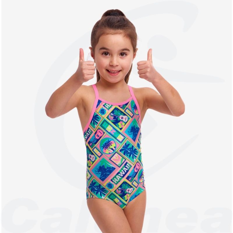 Image du produit Maillot de bain fillette UKULE BABE FUNKITA - boutique Calunéa