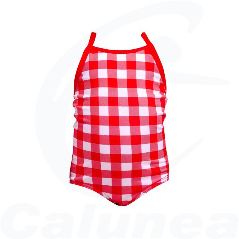 Image du produit Maillot de bain fillette RED CHECKER FUNKITA - boutique Calunéa