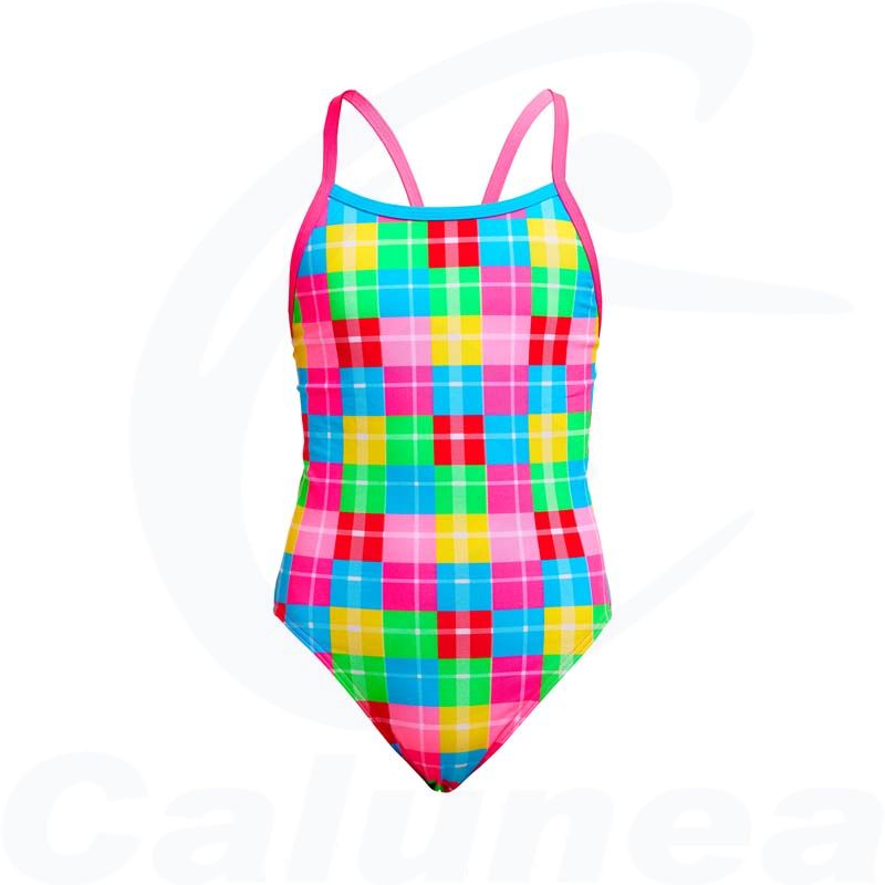 Image du produit Maillot de bain Fille PARTY PATCH SINGLE STRAP FUNKITA - boutique Calunéa