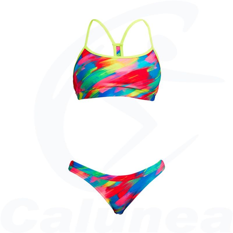 Image du produit Maillot de bain 2-pièces / Bikini STROKED HIPSTER SWIM CROP TOP FUNKITA - boutique Calunéa