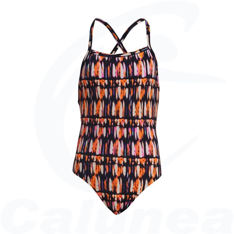 Image du produit Maillot de bain Fille HEADLIGHTS STRAPPED IN ONE FUNKITA - boutique Calunéa