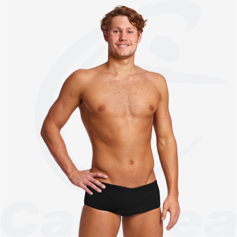 Image du produit Maillot de bain Homme STILL BLACK PLAIN FRONT TRUNK FUNKY TRUNKS - boutique Calunéa